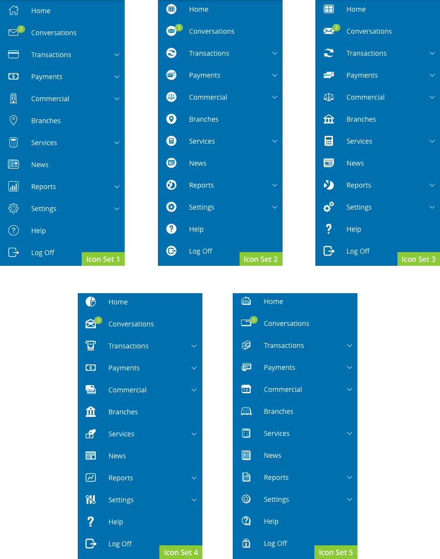Menu Icons